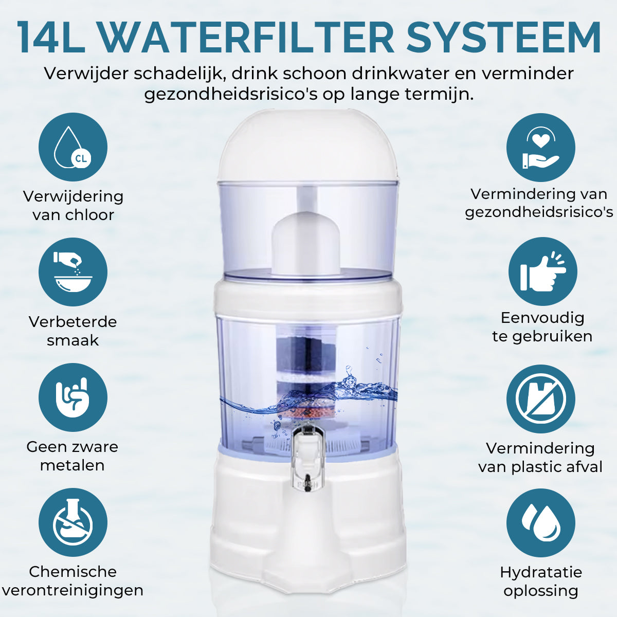 Drinkwater filter 14 Liter