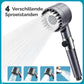 Waterbesparende douchekop met filter