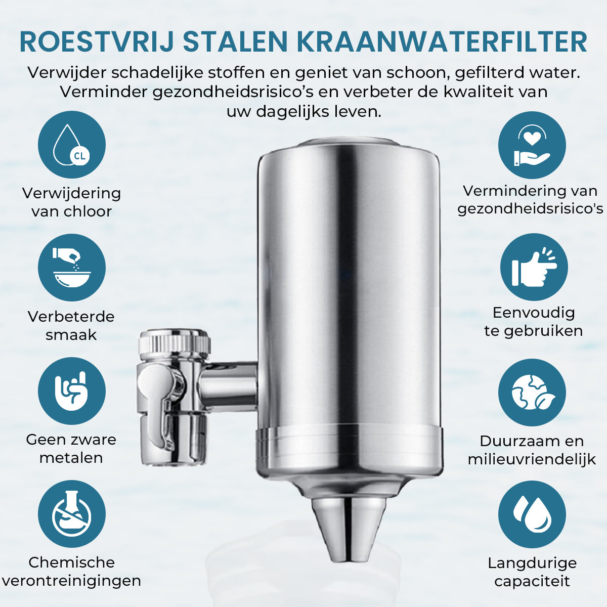 Waterfilter drinkwater Kraan 