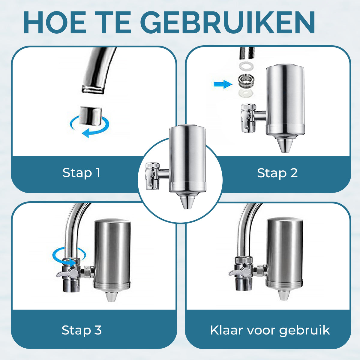Waterfilter drinkwater Kraan 